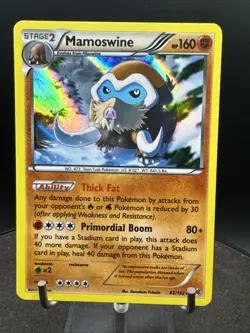 Pokemon - Mamoswine - 82/162 - Holo Rare - XY - BREAKthrough - LP - Image 1