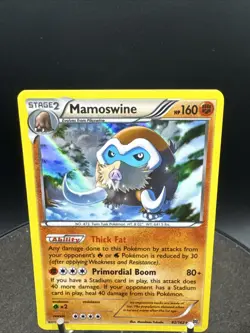 Pokemon - Mamoswine - 82/162 - Holo Rare - XY - BREAKthrough - LP - Image 2