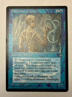 MTG Ice Age Balduvian Conjurer NM Uncommon - Image 1