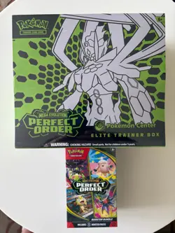 Perfect Order Pokemon Center ETB & Booster Bundle. LOT. IN HAND SHIPS ASAP - Image 2