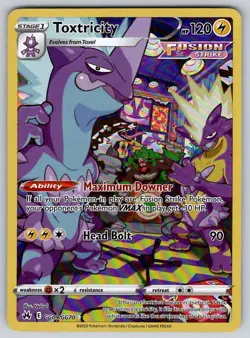 Toxtricity GG09/GG70 Crown Zenith Galarian Gallery NM Pokemon - Image 1