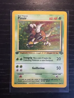 Pinsir [1st Edition Holo] 09/64 Pokemon Jungle 1999 - Image 1