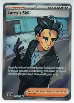 Pokemon Larry's Skill 139/131 Sv: Prismatic Evolutions Ultra Rare Full Art Holo - Image 1