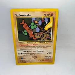 Sudowoodo 26/64 Rare Neo Revelation Pokemon Unlimited Heavily Played - Image 1