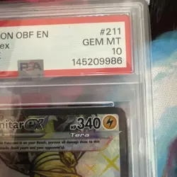 Pokemon Obsidian Flames Tyranitar EX 211/197 Ultra Rare Holo PSA 10 - Image 4