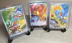 Pokemon TCG Promo Holo Bulbasaur Charmander Squirtle First Partner - Image 1