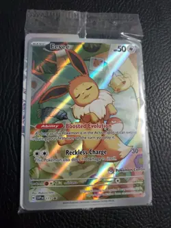 Eevee 173 Pokemon Center Stamped SEALED Prismatic Evolutions Promo!! - Image 1