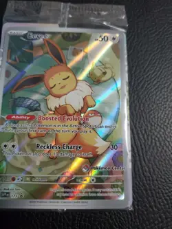 Eevee 173 Pokemon Center Stamped SEALED Prismatic Evolutions Promo!! - Image 4