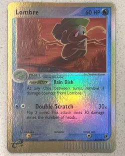 Lombre 45/100 Reverse Holo Uncommon EX Sandstorm 2003 Pokemon English LP/NM - Image 1