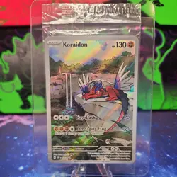 Koraidon SVP 014 Pokemon Center Stamp Scarlet & Violet Promo - Sealed - Image 1
