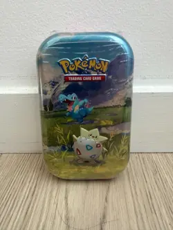 Pokemon TCG Mega EVO Ascended Heroes Togepi & Totodile Mini Tin Factory Sealed - Image 1