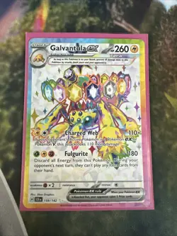 Galvantula ex - 159/142 - Pokemon Stellar Crown Full Art Ultra Rare NM - Image 1