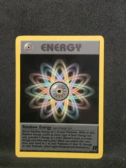Vintage Pokemon TCG - Team Rocket - Unlimited Rainbow Energy 80/82 Regular: NM- - Image 1