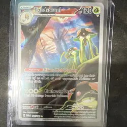 Pokemon Toedscruel 185/182 SV04 Paradox Rift Illustration Rare Holo 120 HP - Image 1