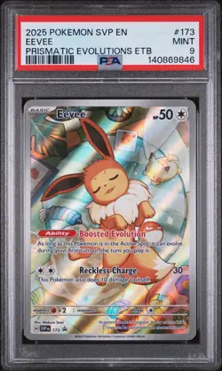 Eevee 173 Sv: Scarlet & Violet Promo Cards Holo PSA 9 - Image 1