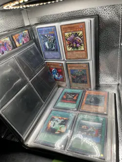Two Yugi Binders Full Of Older Yugioh Cards One Authentic One Printed Cover - Image 5