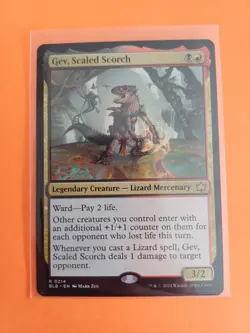Gev Scaled Scorch Rare Card Magic The Gathering Bloomburrow 0214 - Image 1