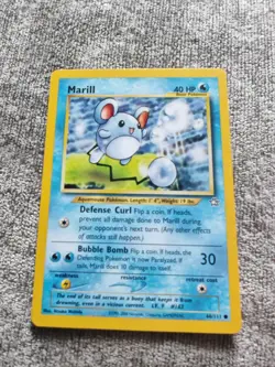 Pokemon Card Neo Genesis No. #66/111 Marill English WOTC TCG Vintage NM/LP Rare - Image 1