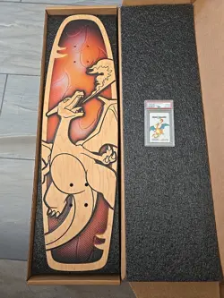 Bear Walker x Pokemon Center 2022 Charizard w/ PSA 10 Collection Card - Image 1