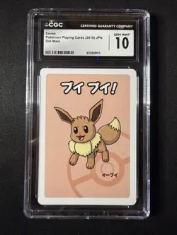 CGC GEM MINT 10 Eevee Old Maid 2019 Japanese Pokemon Card - Image 1