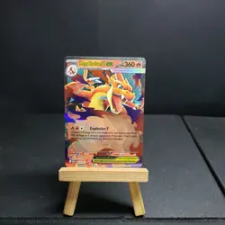 Mega Charizard Y Ex 022/217 Holo Foil Pokemon Trading card game - Image 1