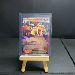 Mega Charizard Y Ex 022/217 Holo Foil Pokemon Trading card game - Image 3