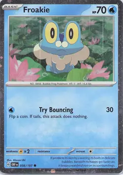 Froakie - (Cosmos Holo) Promo Miscellaneous Cards & Products 056/197 NM - Image 1