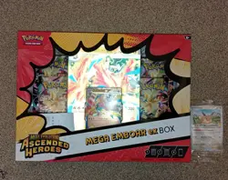 Pokemon Ascended Heroes Emboar Box + Eevee 'Pokemon Day' Promo Card Bundle - Image 2