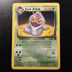 Dark Arbok 19/82 Rare Team Rocket Pokemon Card WOTC NON Holo MP - Image 1