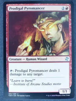 Prodigal Pyromancer Foil - Remastered - Mtg Magic Cards #QN - Image 1