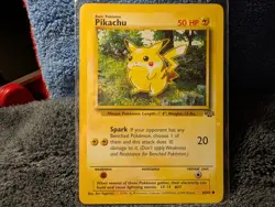 Pikachu 60/64 Jungle Set Ink Dot Printer Error WOTC Vintage Pokemon Card NM Rare - Image 1