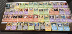 Pokemon 50 Cards Job Lot unsorted dated 2003 to 2007 - Image 1