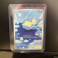 Pokemon Card TCG - Spheal 199/191 Illustration Rare Surging Sparks Near Mint - Image 1