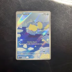 Pokemon Card TCG - Spheal 199/191 Illustration Rare Surging Sparks Near Mint - Image 2