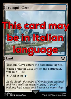 MTG TRANQUIL COVE EXC - BAIA TRANQUILLA 340 - LTC IT - MAGIC - Image 1