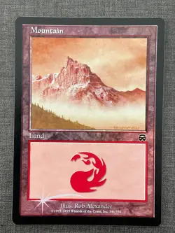 MTG X4 FOIL Mountain Montagne EN FR NM EX Masque de Mercadia - Image 4
