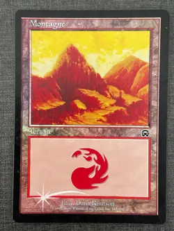 MTG X4 FOIL Mountain Montagne EN FR NM EX Masque de Mercadia - Image 5