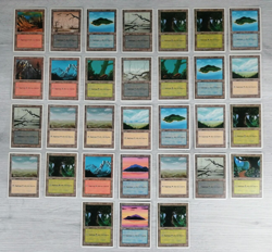 MAGIC THE GATHERING - LOTTO 31 CARTE - TERRE - 1995 - COME NUOVE - Image 1