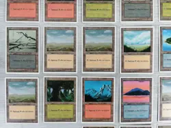 MAGIC THE GATHERING - LOTTO 31 CARTE - TERRE - 1995 - COME NUOVE - Image 3