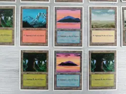 MAGIC THE GATHERING - LOTTO 31 CARTE - TERRE - 1995 - COME NUOVE - Image 4