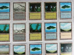 MAGIC THE GATHERING - LOTTO 31 CARTE - TERRE - 1995 - COME NUOVE - Image 5