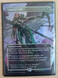 Card magic the gathering : Siagarda's Aid, Foil - Image 1