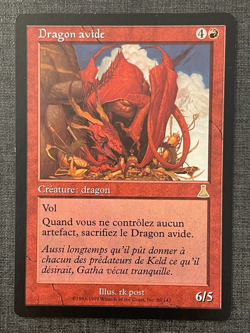 MTG - Dragon Avide - Covetous Dragon Destinee d'Urza - LP - FR - Image 1
