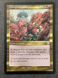 MTG X3 - Charge fervente -Fervent Charge - Apocalypse - EX - FR - Image 3