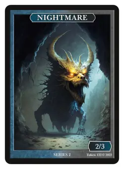 Nightmare Token Givememana Tokens Series 2 Magic the Gathering MTG - Image 1