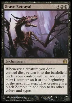 1x GRAVE BETRAYAL - Ravnica - MTG - Magic the Gathering - Image 1