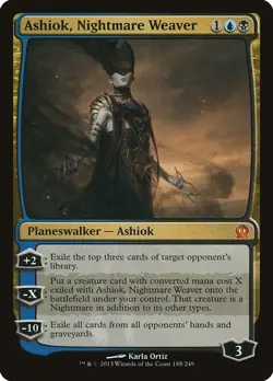 Ashiok, Nightmare Weaver Theros PLD Mythic Rare MAGIC GATHERING CARD ABUGames - Image 1