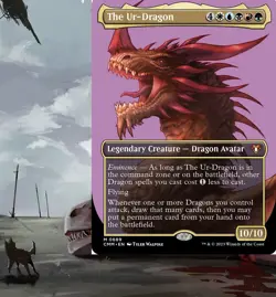 The Ur-Dragon Commander Deck DRAGONS Pre-built MTG Ready-to-Play 100 Cards ALT - Image 1