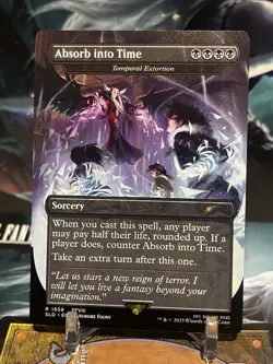 MTG | Absorb into Time - Temporal Extortion [Secret Lair FINAL FANTASY] NF - Image 1