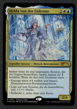 ***FOIL German Hylda of the Icy Crown Promo** MTG Promo Magic Kid Icarus - Image 1